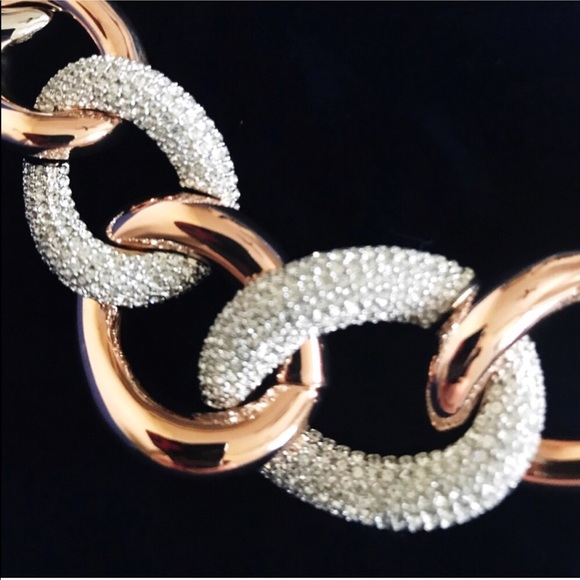 Swarovski sparkling links large necklace - Picture 4 of 7